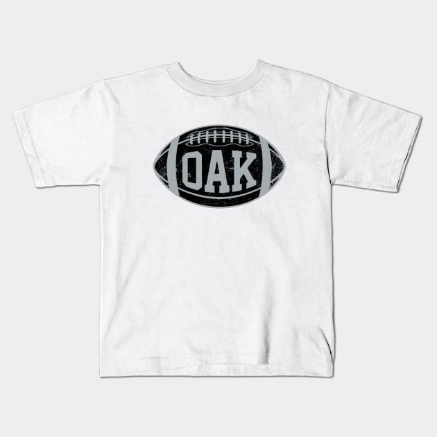 OAK Retro Ball - White Kids T-Shirt by KFig21